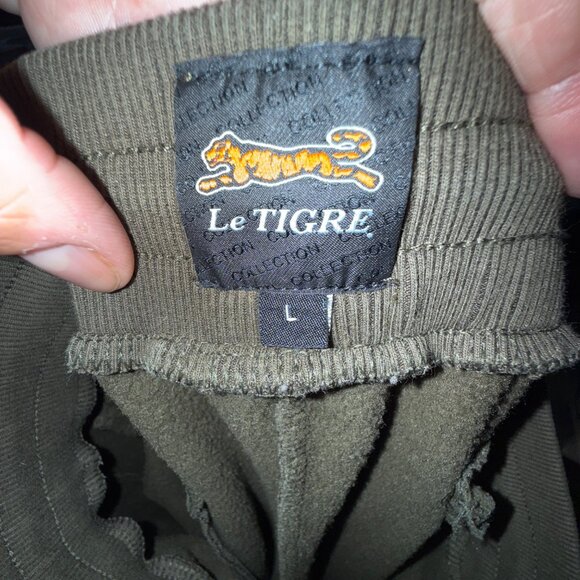 Le Tigre Mens Jogger Pants L Olive - Picture 4 of 4
